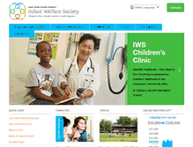 Tablet Screenshot of childrenscliniciws.org